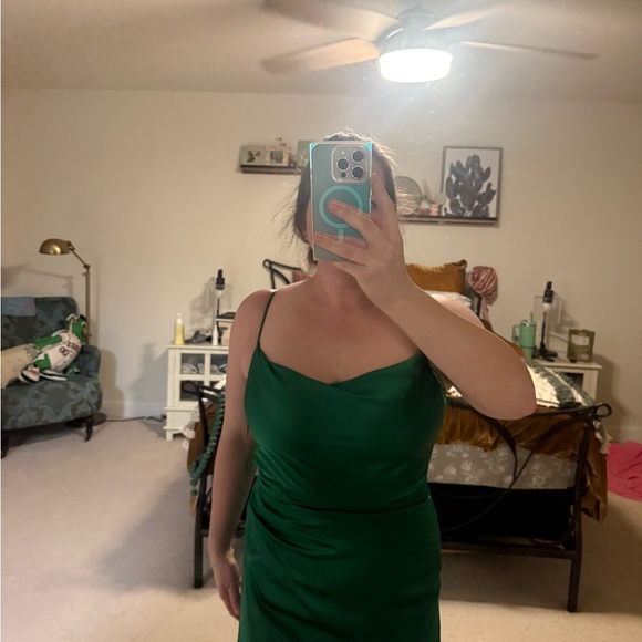 Green Cocktail Dress - Picture 6 of 6